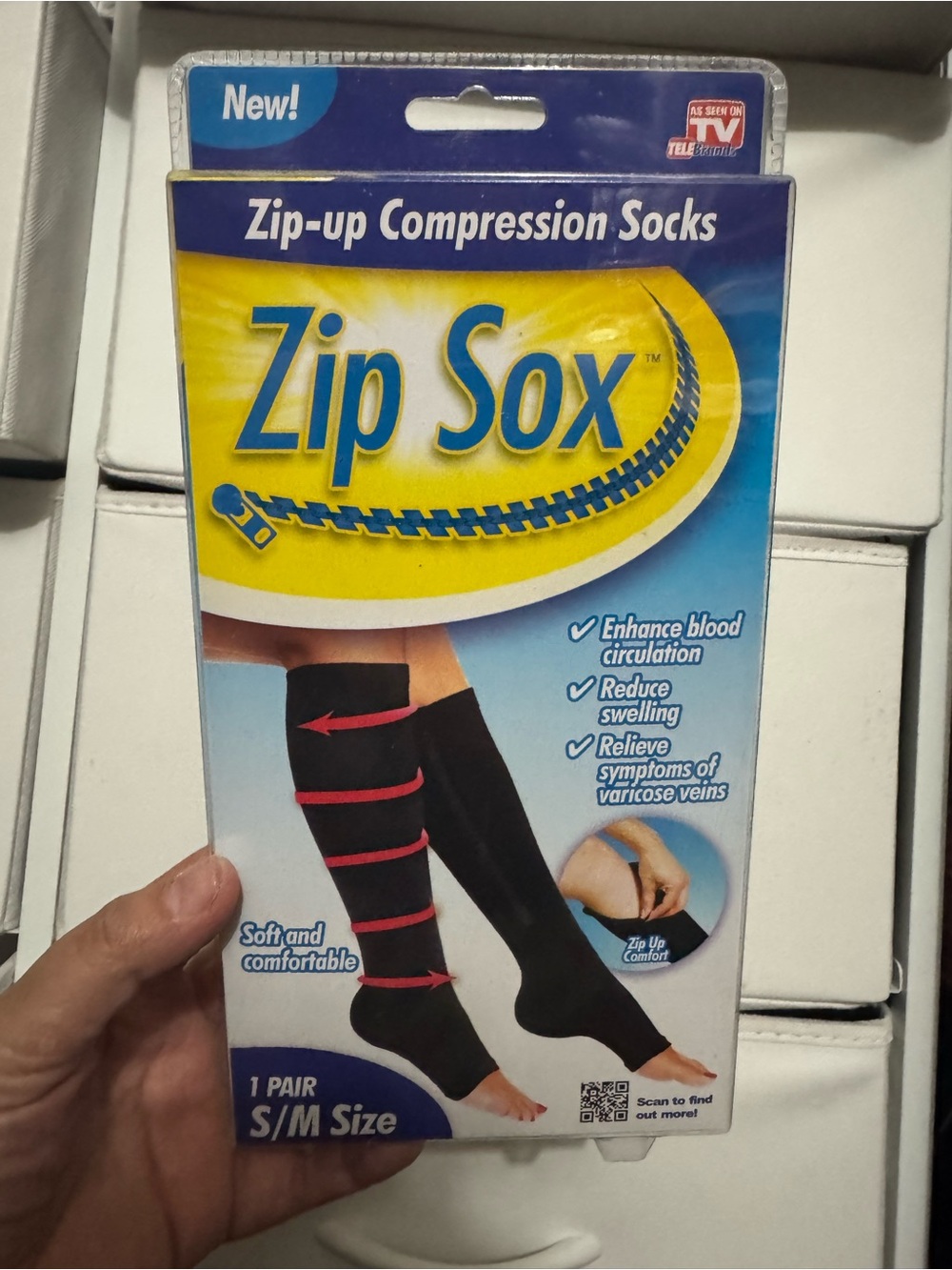 Zip-Up Compression Socks